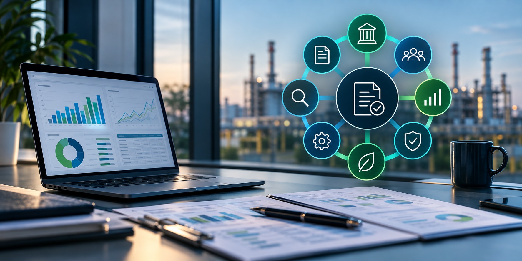 Industrial business energy compliance